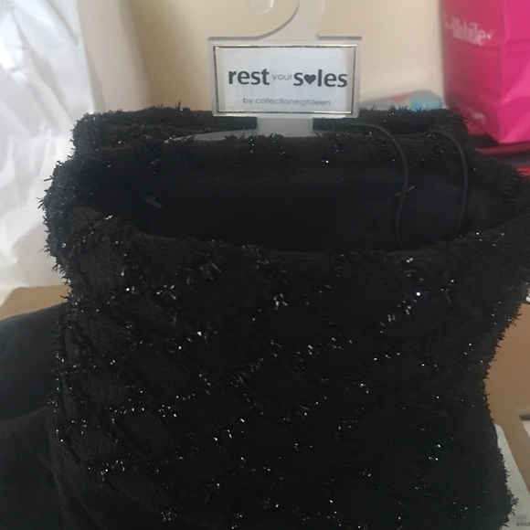 Rest Your Soles Black Slipper Bootie - Picture 3 of 4